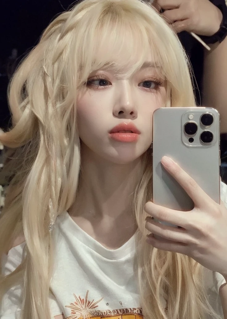 ((Midnight, Best quality, 8k, Masterpiece :1.3)), Whole body, Long legs, Sharp focus :1.2, A pretty woman with perfect figure :1.4, Slender abs :1.1, ((Dark brown hair, Big breasts :1.2)), (White tight tshirt, Jean bib, Standing:1.2), ((Night city view, Rooftop:1.3)), Highly detailed face and skin texture, Detailed eyes, Double eyelid, sunset, darken, backlit, off shoulder