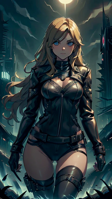 ((highest quality)), ((masterpiece)), (be familiar with), (High definition), 8K, Perfect Face, Two blonde women with cat ears, (Astride a metal sphere), Anguished expression, tall, 2 Blonde cat ears, 2. Long Hair, 2. Volumetric hair style, Large Breasts, Constricted waist, Big Ass, glamorous, Alluring, protector, Armor, combat suit, Combat Boots, Armament, Cinematic, Best Shadow, Side lighting, NEO TOKYO, cowboy shot,(Close-up of face)