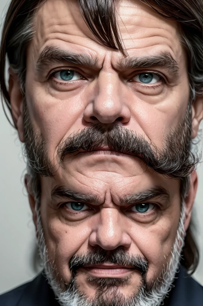 ((best quality)), ((masterpiece)), (detailed), perfect face lula presidente do Brasil luta com Bolsonaro e perde