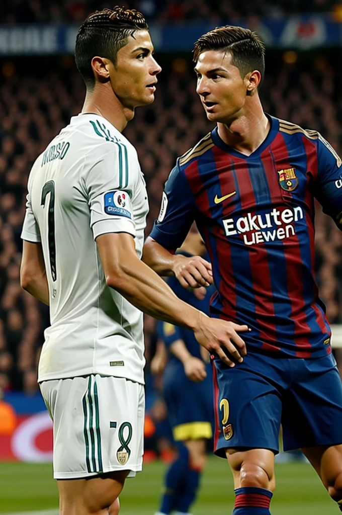 Cristiano Ronaldo and Messi fucking