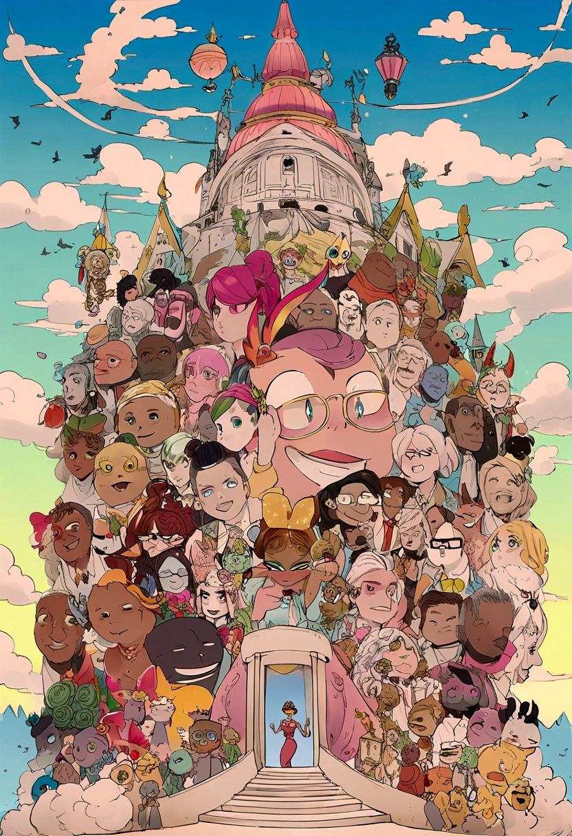 Deusea athens, fund, fancy, Fantastic, fancy, sky, don't draw people