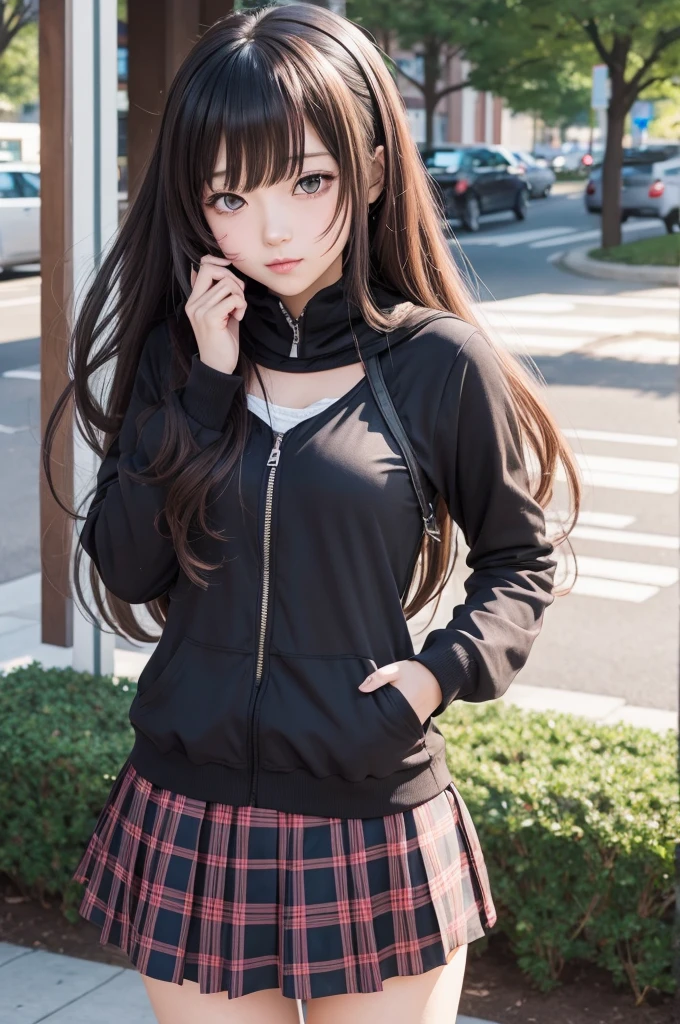 An anime girl in a