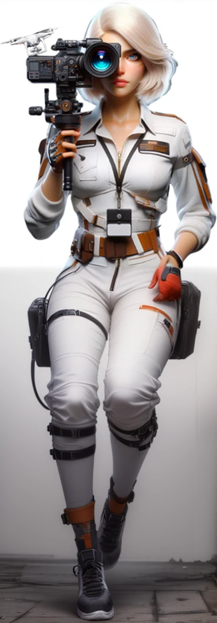 white space journalist jumpsuit