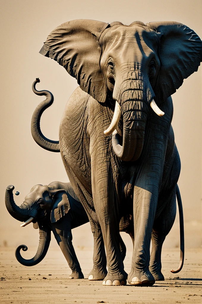 mouse and elephant