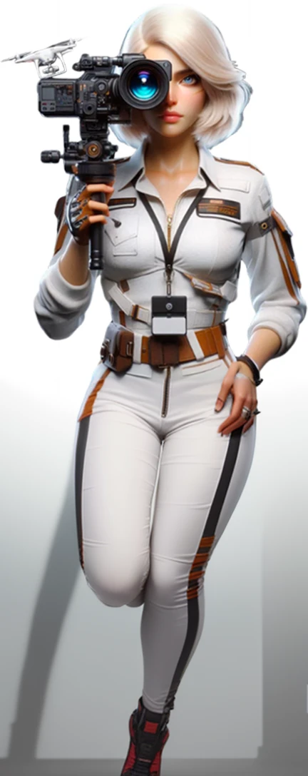 white space journalist jumpsuit