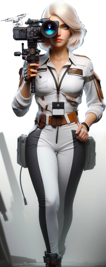 white space journalist jumpsuit
