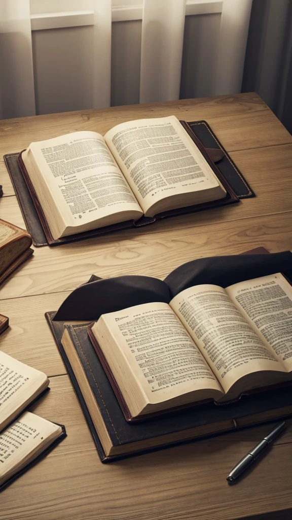 Bible being foliated