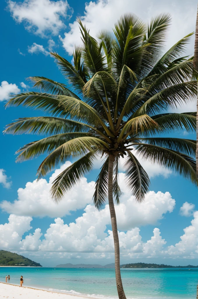 Coconut tree at beach