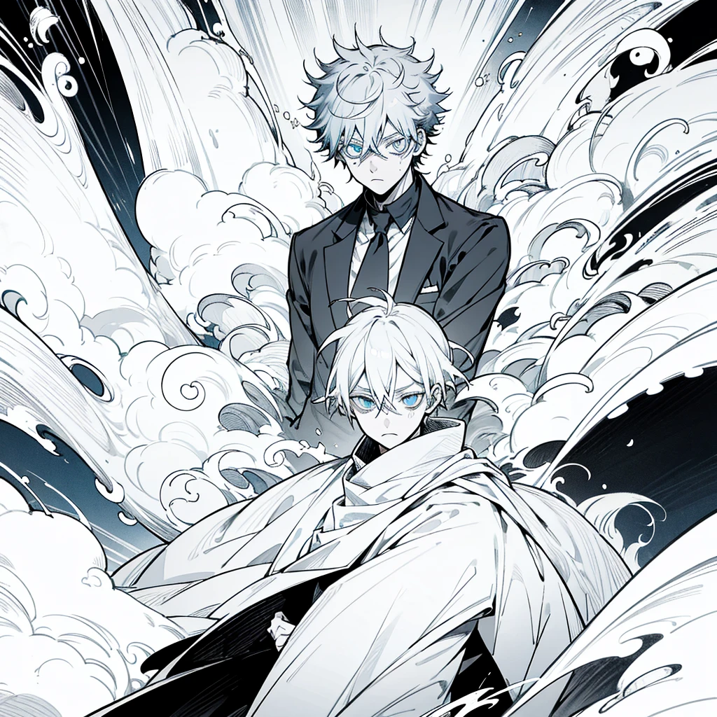 mage, jujutsu kaisen, sukuna, boy, eye red, eye blue, mad, rpg