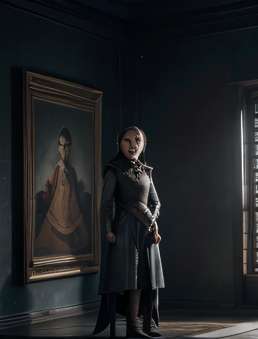 cinematic poster, Centered art, porn art, 1 girl, Alone, ((Alone)), (((Alone un personaje))), Arya Stark in dynamic pose, The Game of Thrones, Game of Thrones, Adobe Illustration, trend on Artstation, 8k, HDR , master part, Beautiful art, intricate details.