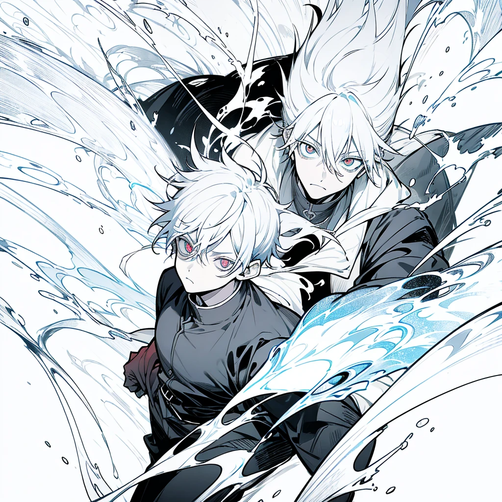 mage, jujutsu kaisen, sukuna, boy, eye red, eye blue, mad, rpg