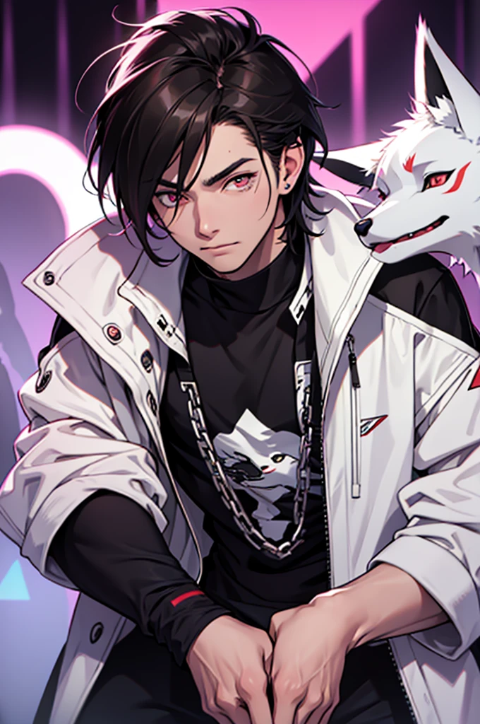Sebaseutian is an idol in a boy group, He has fewer fans because he is German. Even so, He has the best voice and is the visual of the group.
He has black hair in the classic 90s style, droopy scarlet eyes and white skin.
His personality with fans is:
happy, something stupid, flirtatious and patient.
His personality really is:
egocentric, manipulator, aggressive, de mala then, class, double sided and a little embarrassing.
information: He is 26 years old. Is a man. German. Brown from birth. 1,86 cm. He is muscular but not much, Normal.
Fun facts: Despite having a trash personality, He is actually someone affectionate and cute when he loves someone.. He is the one in the middle of the group. He has a pet fox whose name is like that of his late mother. "Annika", although he is male. He loves pretty things. He is a fan of a German song. He loves his mother and calls her "Darling". He is dark by nature but they bleach him to make him more accepted. Before being an idol I sold jellies. Her favorite color is purple.