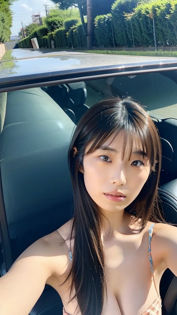 Kikuchi Hina takes a selfie with a man with long bangs and wolf hair., Liminal Space,