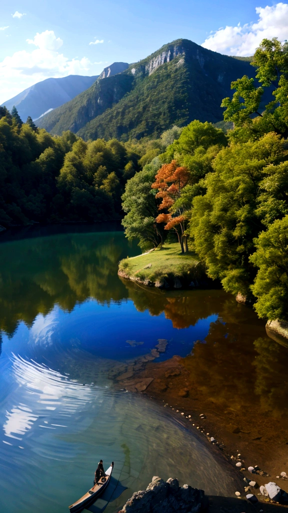 Ultra HD、Surreal、Ultra-realistic、Fantastic lake