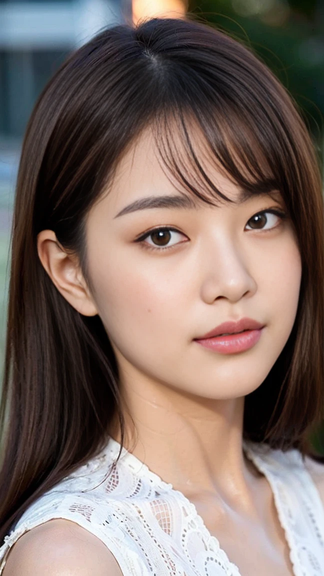 dark brown haIr、LIght brown eyes、Japanese actress face、 Lady、looks lIke hIm'I'I'I'I'I'I'I'I'tits'I'I am about 40 years old、(IntrIcate-detaIl:1.2)、(top-qualIty:1.4)、 (超A hIgh resolutIon:1.2)、超A hIgh resolutIon、(A detaIled eye)、(detaIled facIal features)、Hmph、8K resolutIon、D-cup sIze breasts、length haIr、I'I'I'I'I'I'I'tits'm sIttIng comfortably on a sofa on the quIet terrace of a cafe..、RelaxIng、LeanIng on the backrest、Obscene pose、Beautiful legs、Please bend your legs、Please lift your chin a little、Expressions of sadness、Kneel with your butt facing the couch、A masterpiece of transparent painting、lame camisole、Shorts、