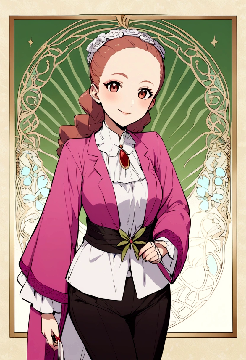 Shinjo Hazumi is a rather traditionally pretty woman.