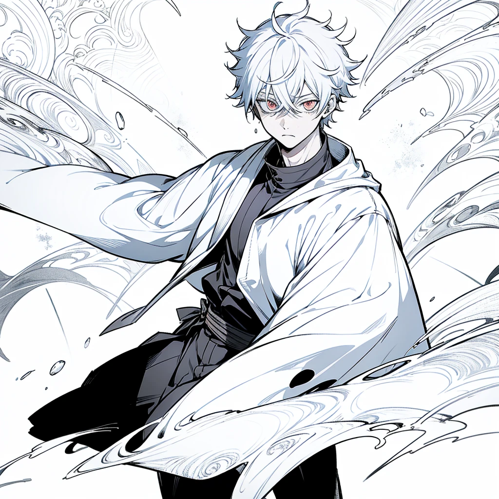 mage, jujutsu kaisen, sukuna, boy, eye red, eye blue, mad, rpg