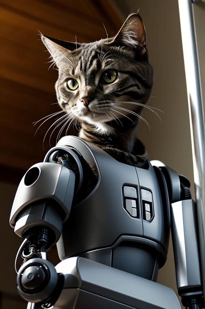 Photo of a robot cat