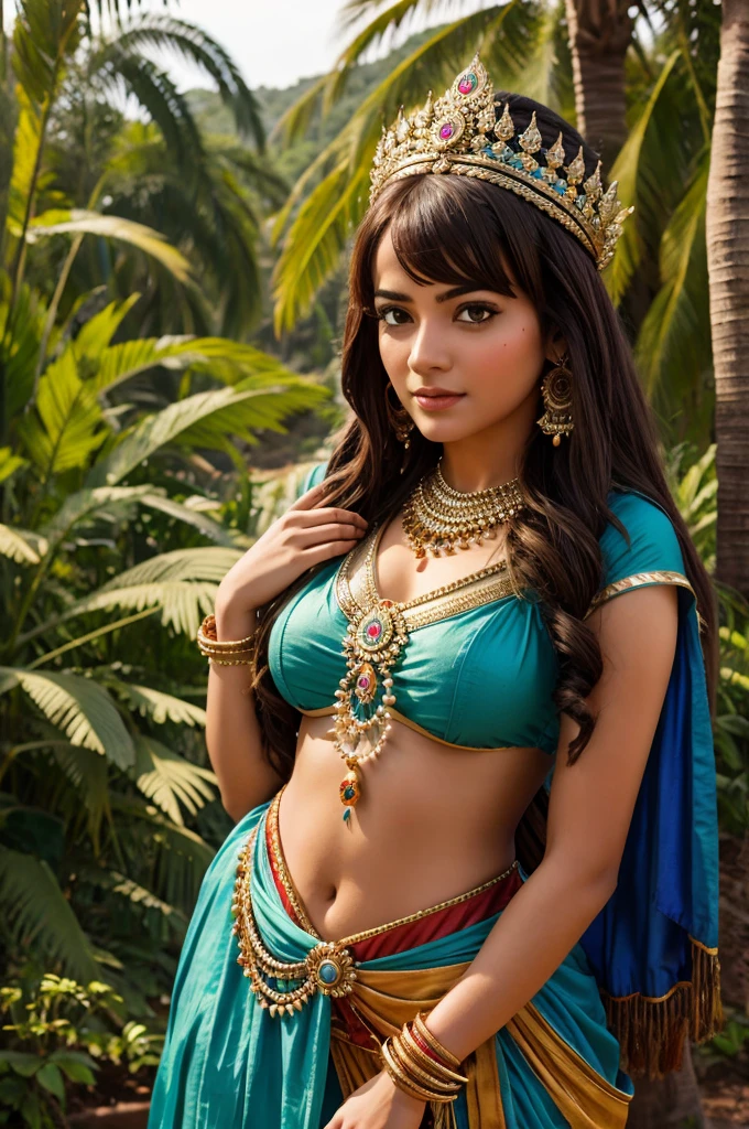 Ema stone in Indian Lord Radha getup