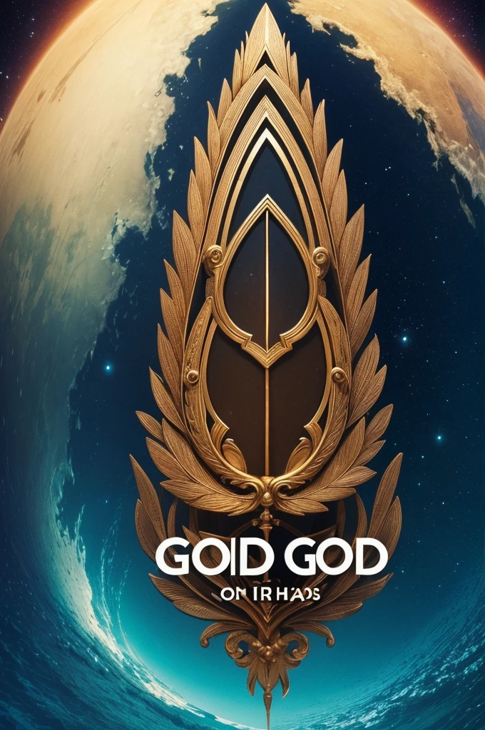 Image with a beautiful background with a word "God's"