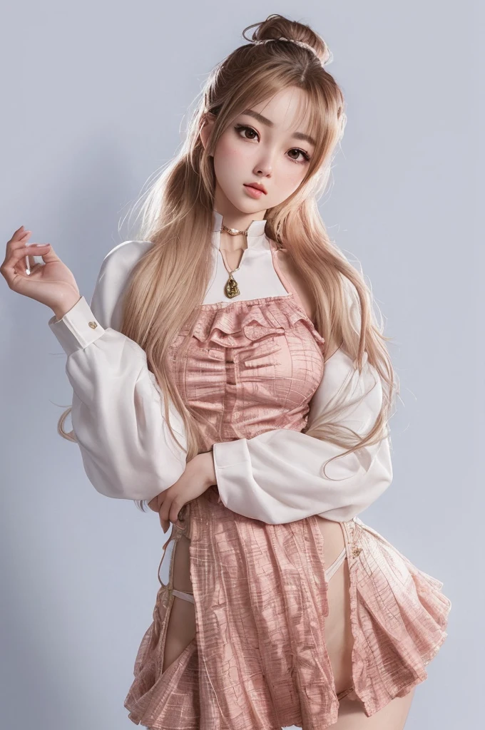 ultra detailed, beauty, cute, intense blush, female, body complete, hair texture, perfect anatomy, perfect hips, perfect legs, anime, high quality