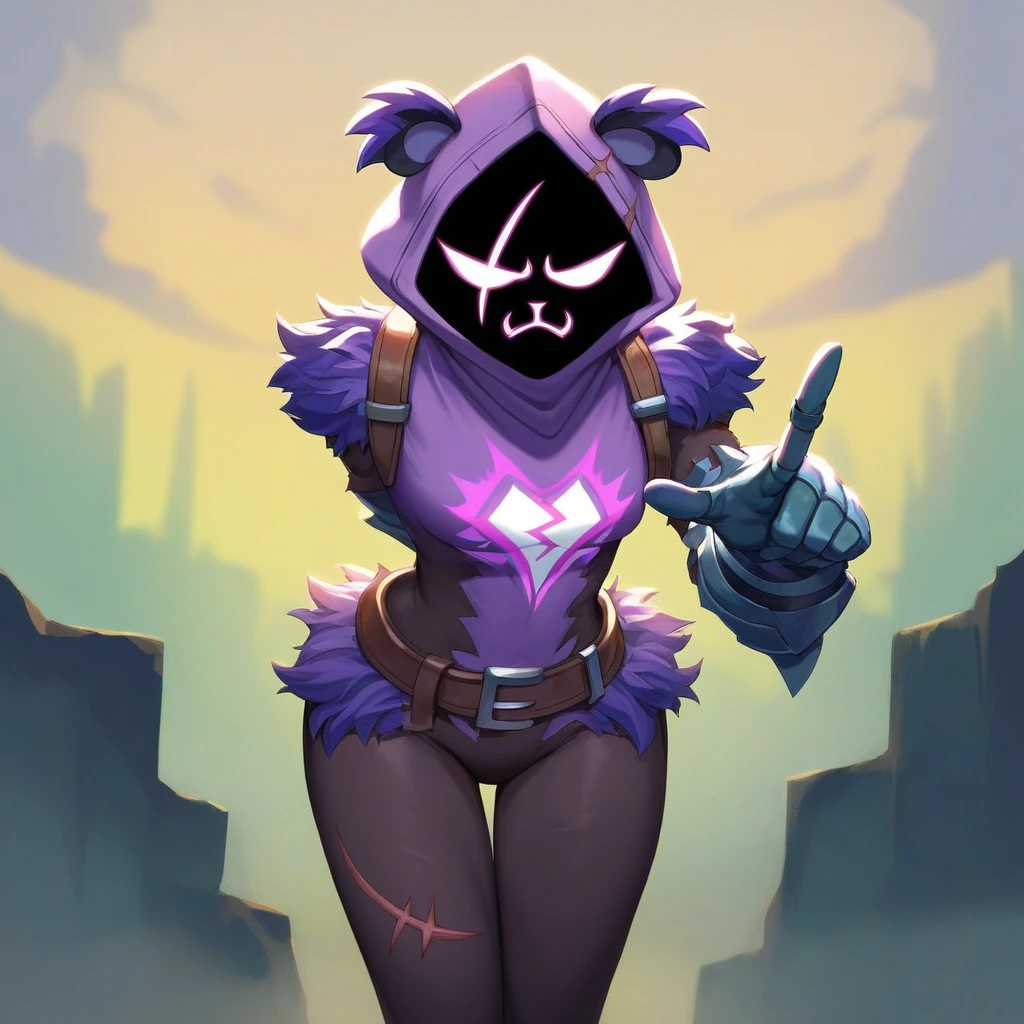 Raven team leader,purple hoodie, with no face, shadowed face, animal ears,purple skin, scar on eye, body skin, purple fur, waist belt, torso symbol, metal gloves, pointing your ass at the viewer, leaning forward, pushing, she closes her eyes, hands resting on top of a small wall, farting hard, would be green, green smoke in her ass, scenery with green smoke, she farting, she is passing gas, farts, gases. her with her eyes closed, hands are not in the air, expression of force, stomachache, stomach growling. day Of course