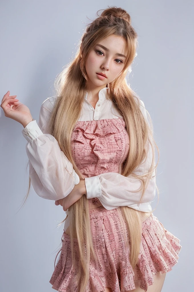 ultra detailed, beauty, cute, intense blush, female, body complete, hair texture, perfect anatomy, perfect hips, perfect legs, anime, high quality