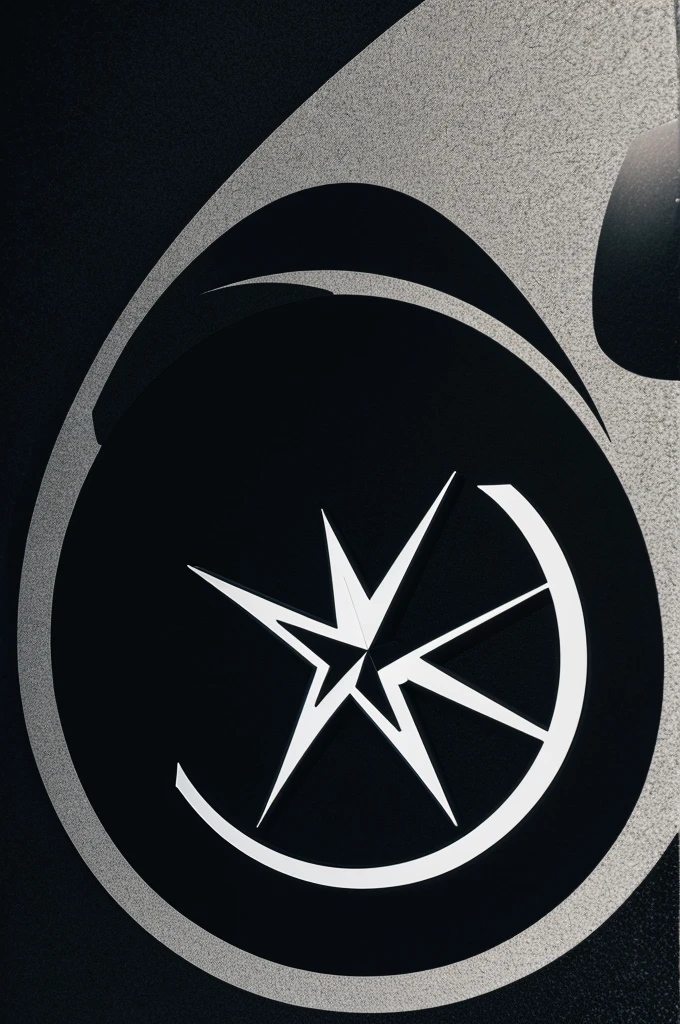 Create a Sirius star logo in black