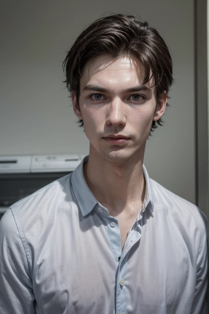 ((andreas, or Andy for the next ones, He's a tall man, around 1'80 tall, his physiognomy is elegant and discreetly muscular, your hair is a brownish chocolate, and your eyes are a unique dark green.)) ((Portrait, High-Definition, Sunlight:0.5, soft_Shadows:0.5, Atmospheric_lighting, 8K, 4K, hyper-realistic, elegant, ((((cinematic appearance)))), soft tones, soft cinematic lights)) ((portrait))