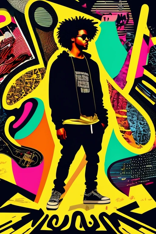 A background filled with scattered musical notes in various sizes and colors
A background completely filled with scattered musical notes in various sizes and colors, covering the entire screen.
jovem negro estilo de trap no studio e com cabelo curto com joias de ouro
beautiful girl colorful image
Dance hiphop Dance CREW Waacking Dance
Punking
black medium hair black medium hair
Five fingers Baggy clothes Baggy clothes
