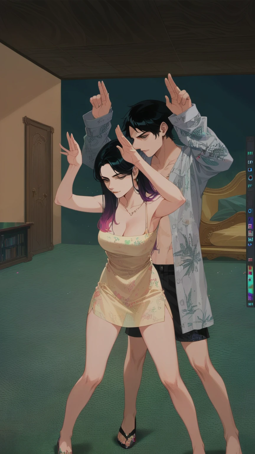 (masterpiece, top quality, best quality, official art, beautiful and aesthetic:1.2), 1girl, glitch art, (digital distortion), pixelated fragments, data corruption,colorful noise, visual chaos,contemporary aesthetics