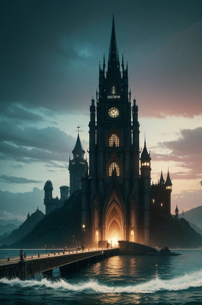 Cidade dark fantasy 80s