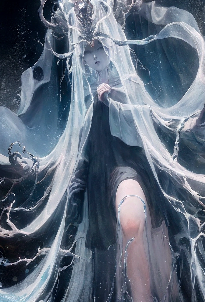 From the depths of the abyss an evil creature emerges, whose form cannot be understood by any human being! something beyond human comprehension