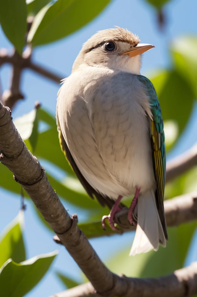 A bird with testicles