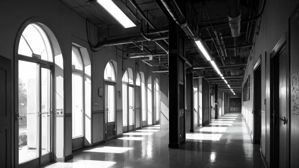 School hallway