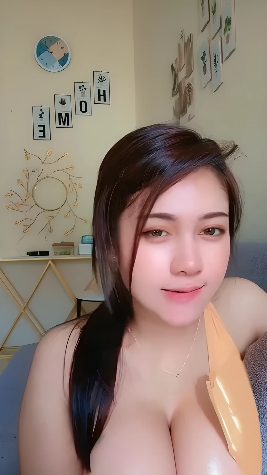 Asian Boobs Nudes Selfies - Arafed asian woman with a big breast posing for a selfie - SeaArt AI