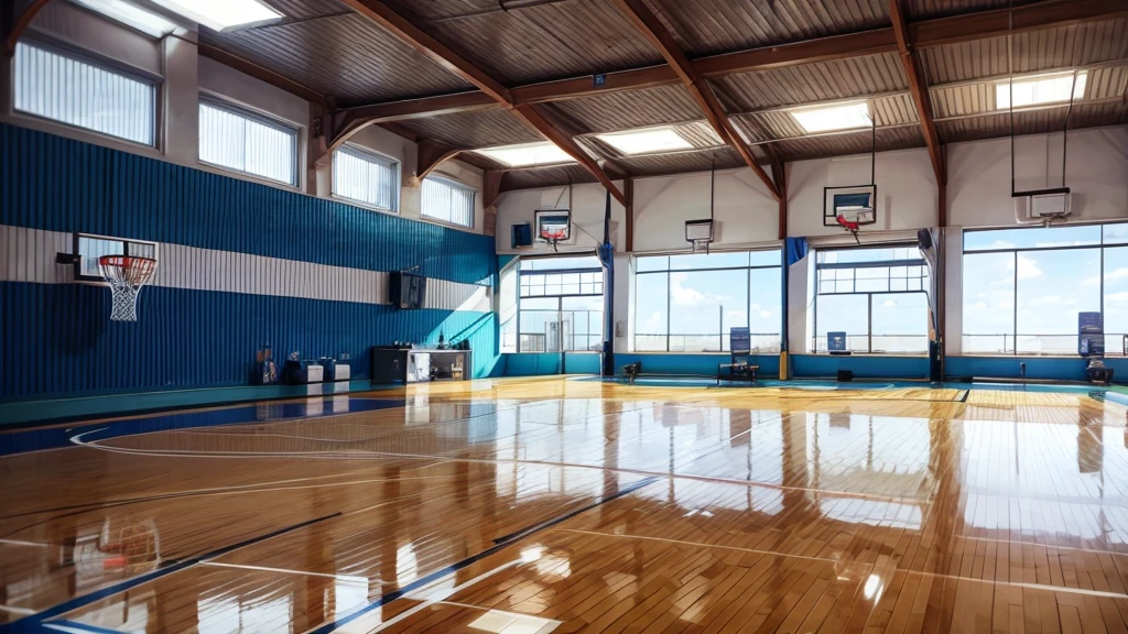Basketball gym