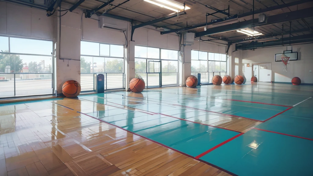 Basketball gym
