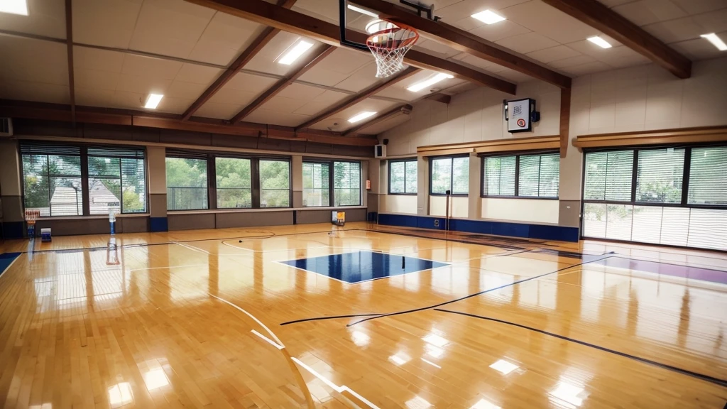 Basketball gym