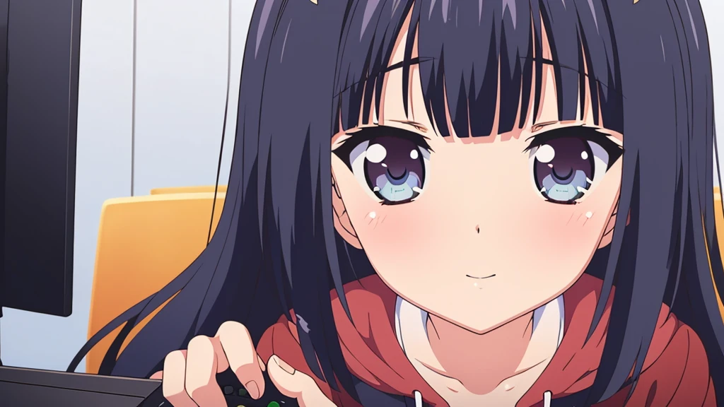masterpiece, best quality, jabami yumeko, looking at viewer, cum on her face, laugh