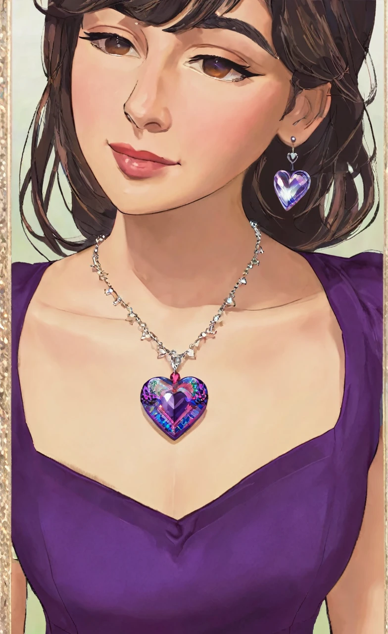 Heart-shaped necklaces, the first one that says Maritza and the second one that says Eugenio