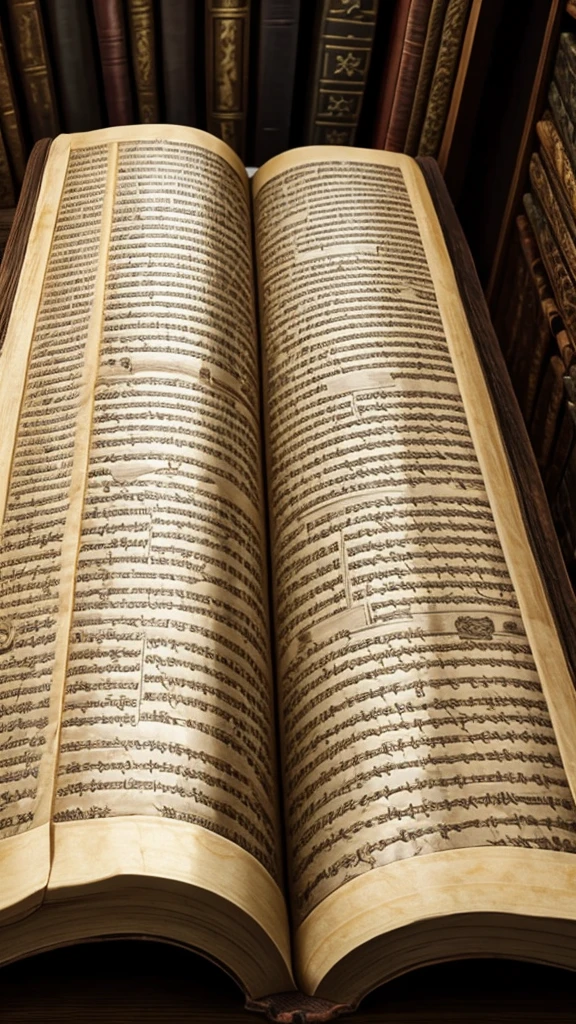 Ancient bible scrolls