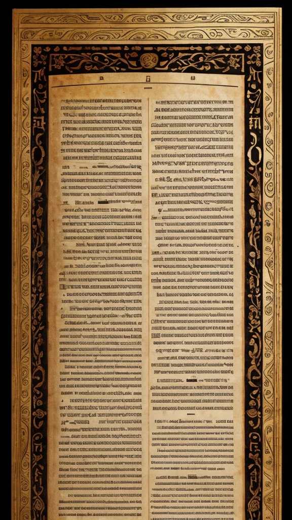 Ancient bible scrolls