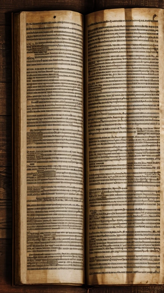 Ancient bible scrolls