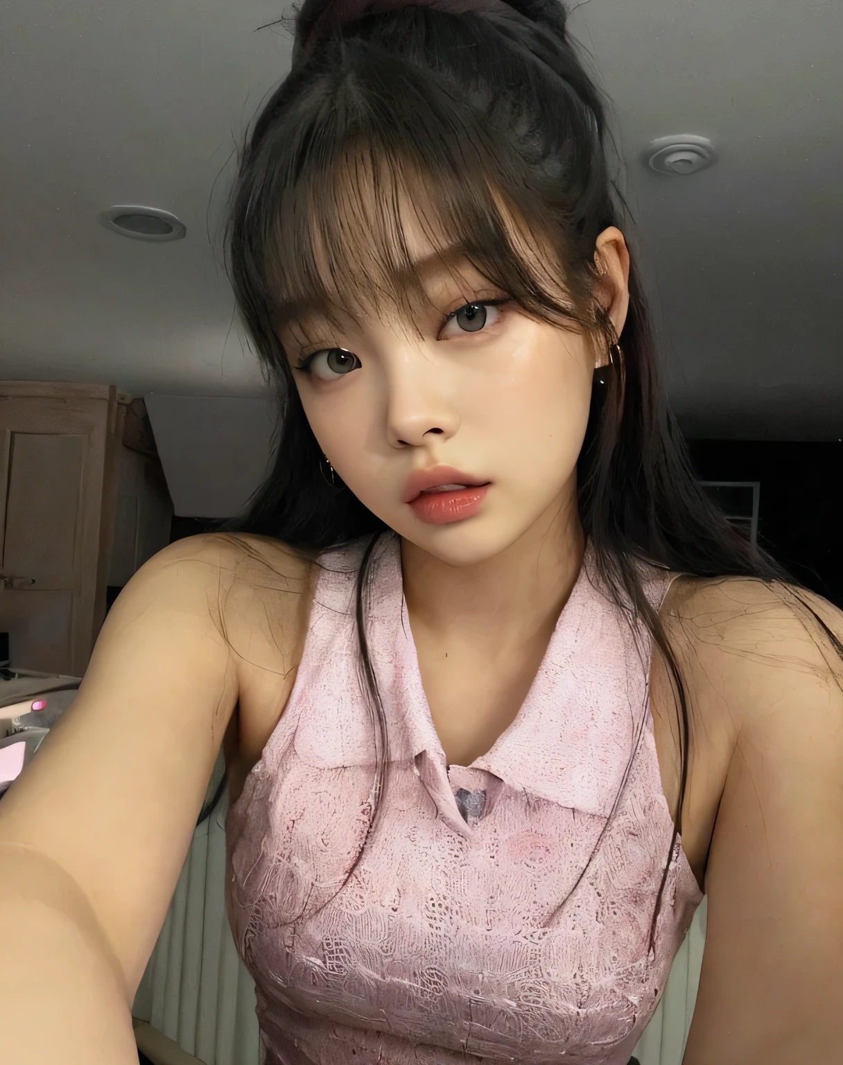 jennie de blackpink red hair
