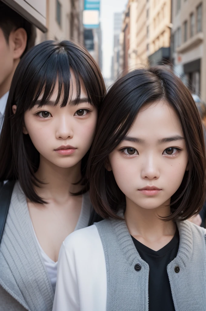 (realistic:1.3), finely detailed, quality, rembrandt lighting, (masterpiece:1.2), (photorealistic:1.2), (best quality), (detailed skin:1.3), (intricate details), dramatic, ray tracing, 1girl, japanese girl, 21 years old, detailed skin texture, (blush:0.5), (goosebumps:0.5), subsurface scattering, smiling, medium breasts, short hair curls, parted bangs, hair between eyes, sweater dress, okawaii koto, hand to own mouth, close up portrait shot, (bright sunny day),
