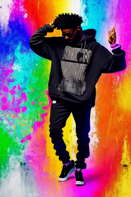 A background filled with scattered musical notes in various sizes and colors

A background completely filled with scattered musical notes in various sizes and colors, covering the entire screen.

jovem negro estilo de trap no studio e com cabelo curto com joias de ouro

beautiful girl colorful image

Dance hiphop Dance CREW  Waacking Dance

Punking 

 girl

black medium hair black medium hair 

Five fingers Baggy clothes Baggy clothes