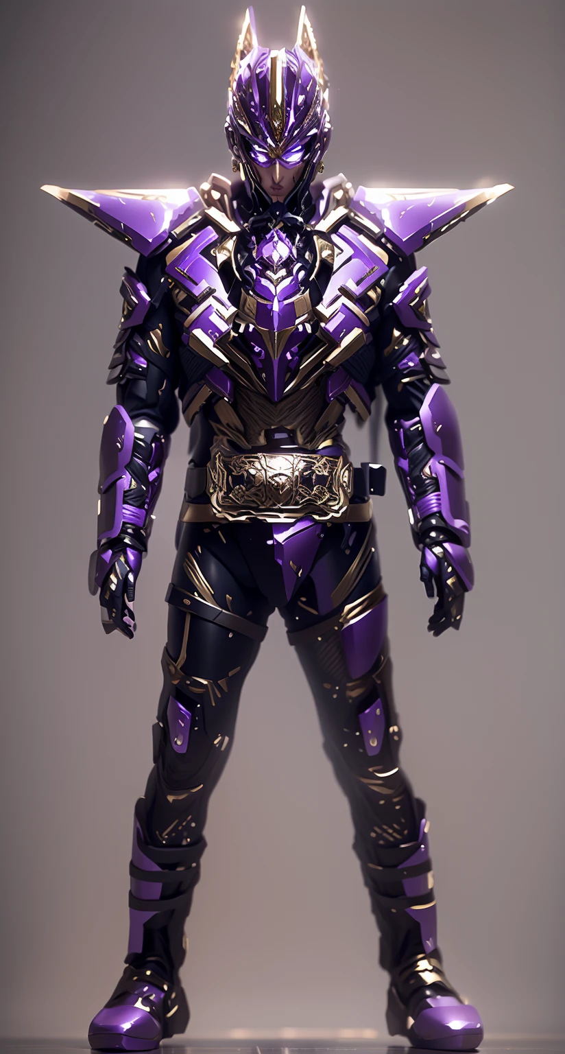 With an imperial sparkling effect,The color changes to purple and gold,Some purple and gold(Ensure its layering and armor texture,Purple is the main color,Add some gold for decoration,Add some transparent texture)