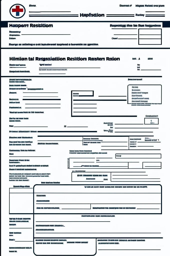 Hospital registration form
