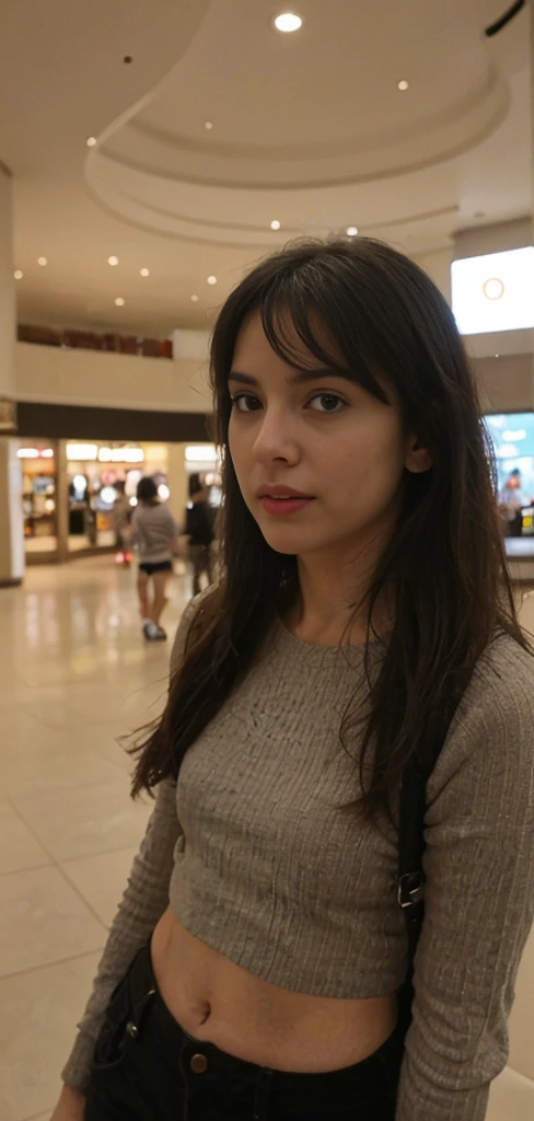 Realistic amateur photo posted to , Young Female ,mall